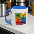 Recovery Support Mug — "Stay Sober, Stay Inspired" (11oz & 15oz)