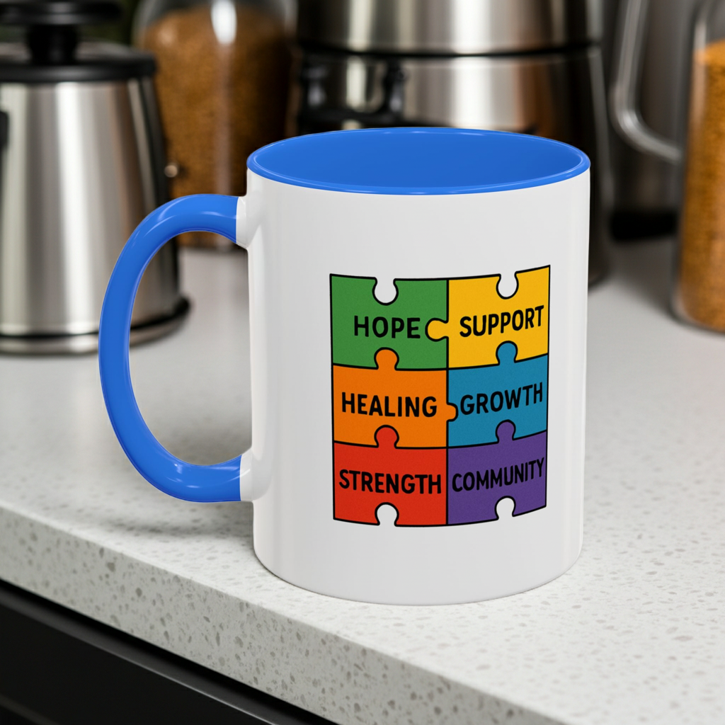 Recovery Support Mug — "Stay Sober, Stay Inspired" (11oz & 15oz)