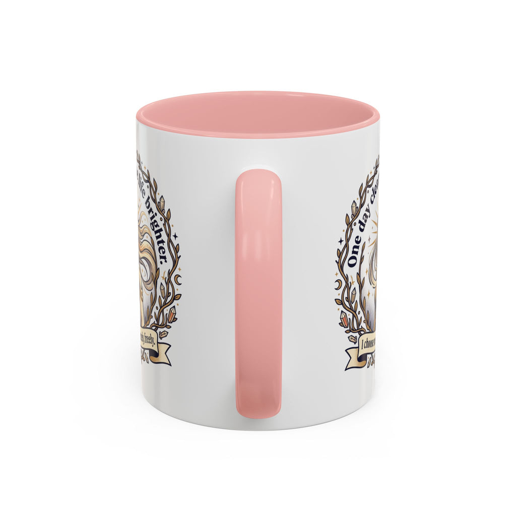 Inspirational Feminine Coffee Mug – Motivational Quote Design