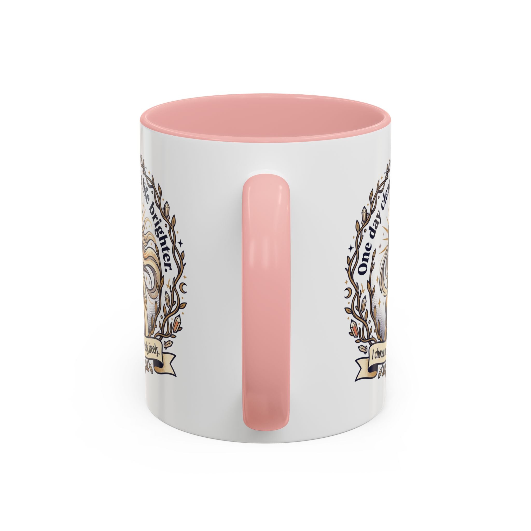 Inspirational Feminine Coffee Mug – Motivational Quote Design