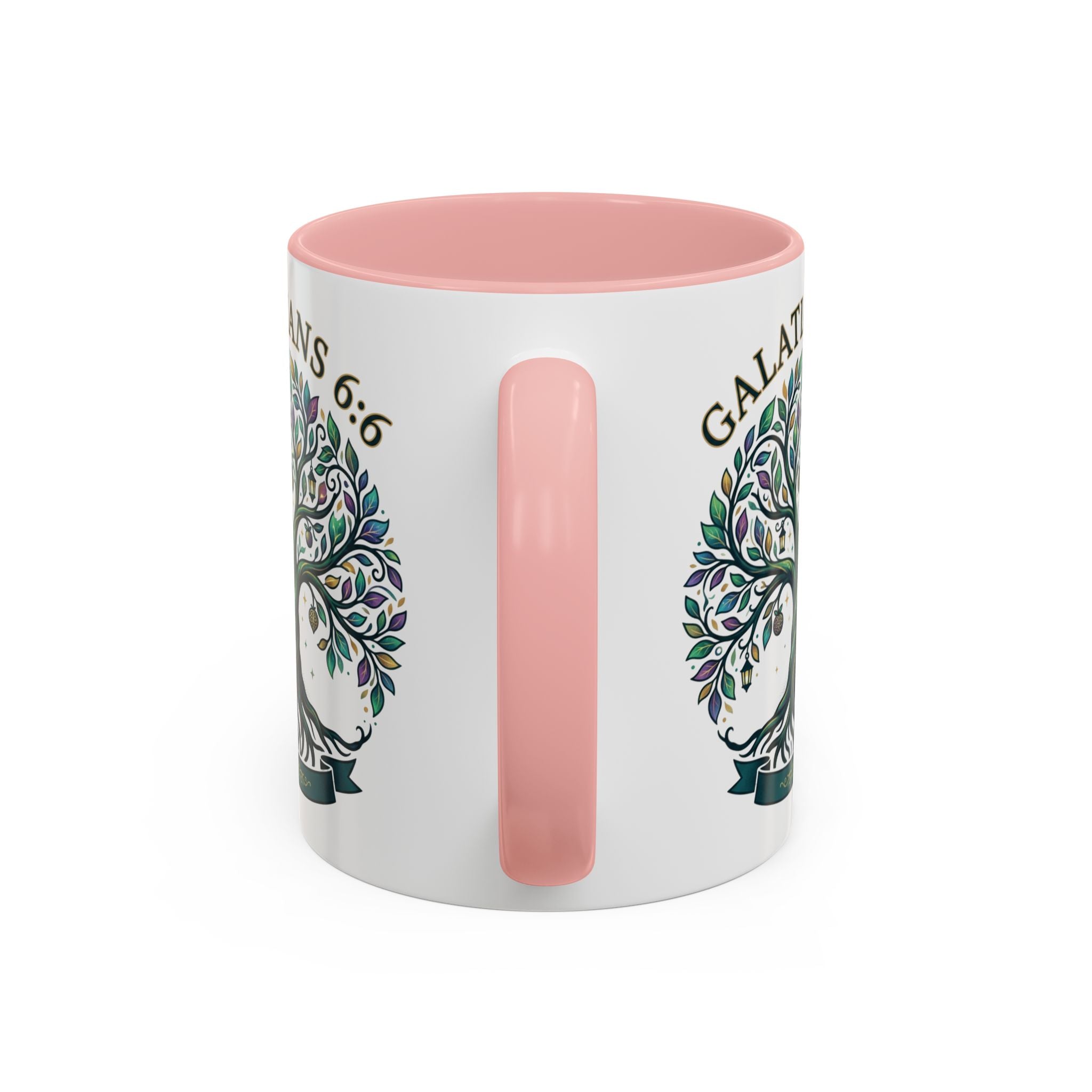 With Godliness There Is Contentment Christian Mug