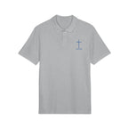 Believe Faith Embroidered Pique Polo Shirt