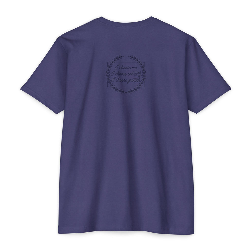 Sobriety And Self-Growth Yoga T-Shirt – Mindful Quote