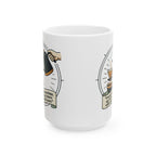 Coffee Mug — "My Opinions Are Like Swords" Illustrated Ceramic Mug (11oz & 15oz)