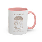 Thankful for Being Sober Recovery Accent Coffee Mug