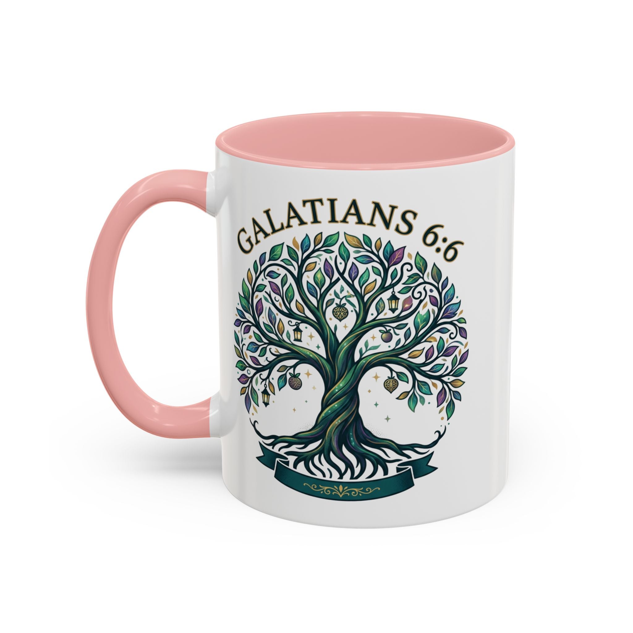 With Godliness There Is Contentment Christian Mug