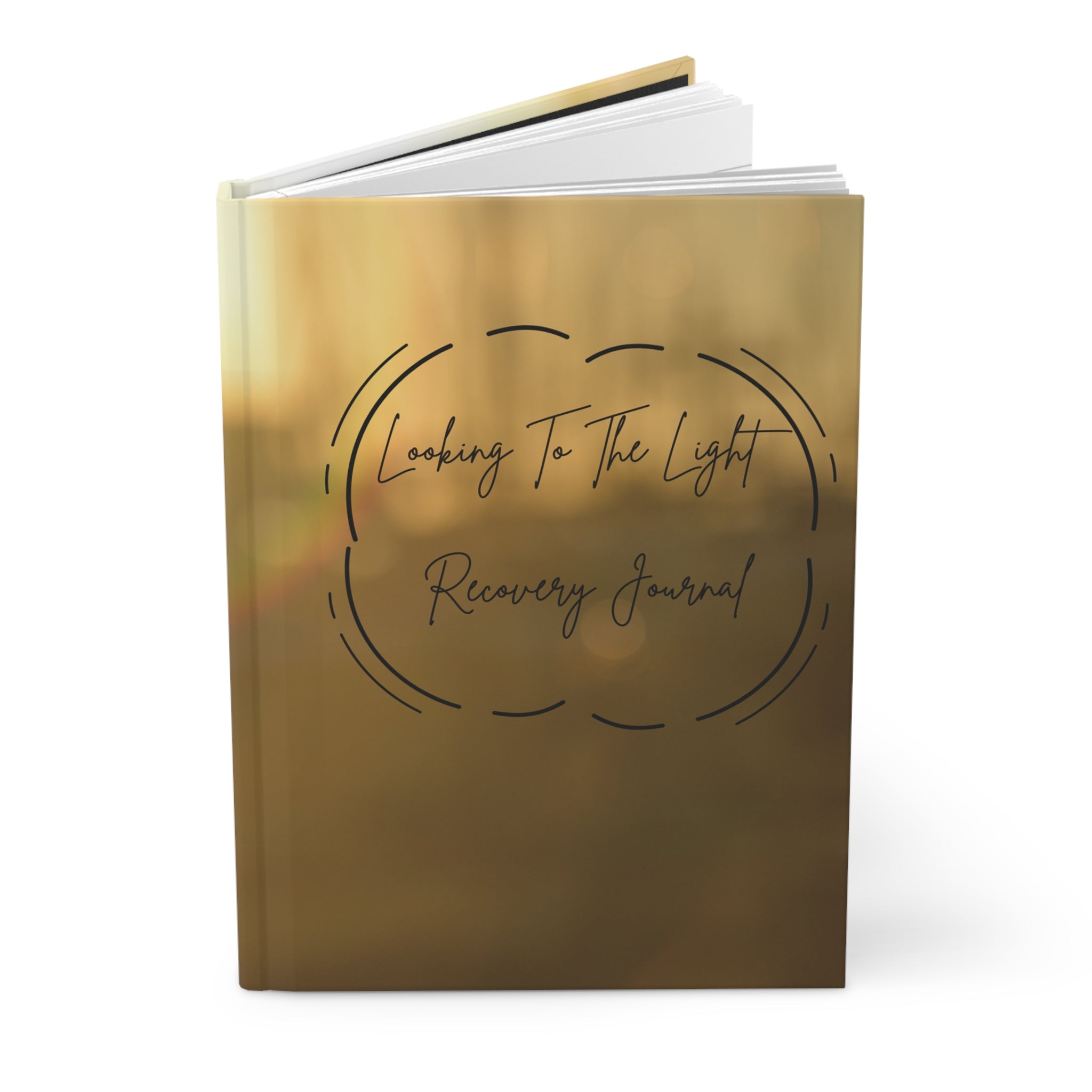 Sobriety Journey Hardcover Journal — Looking to the Light