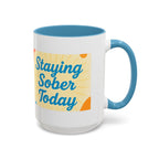 Sober Gratitude Recovery Coffee Mug – Daily Motivation