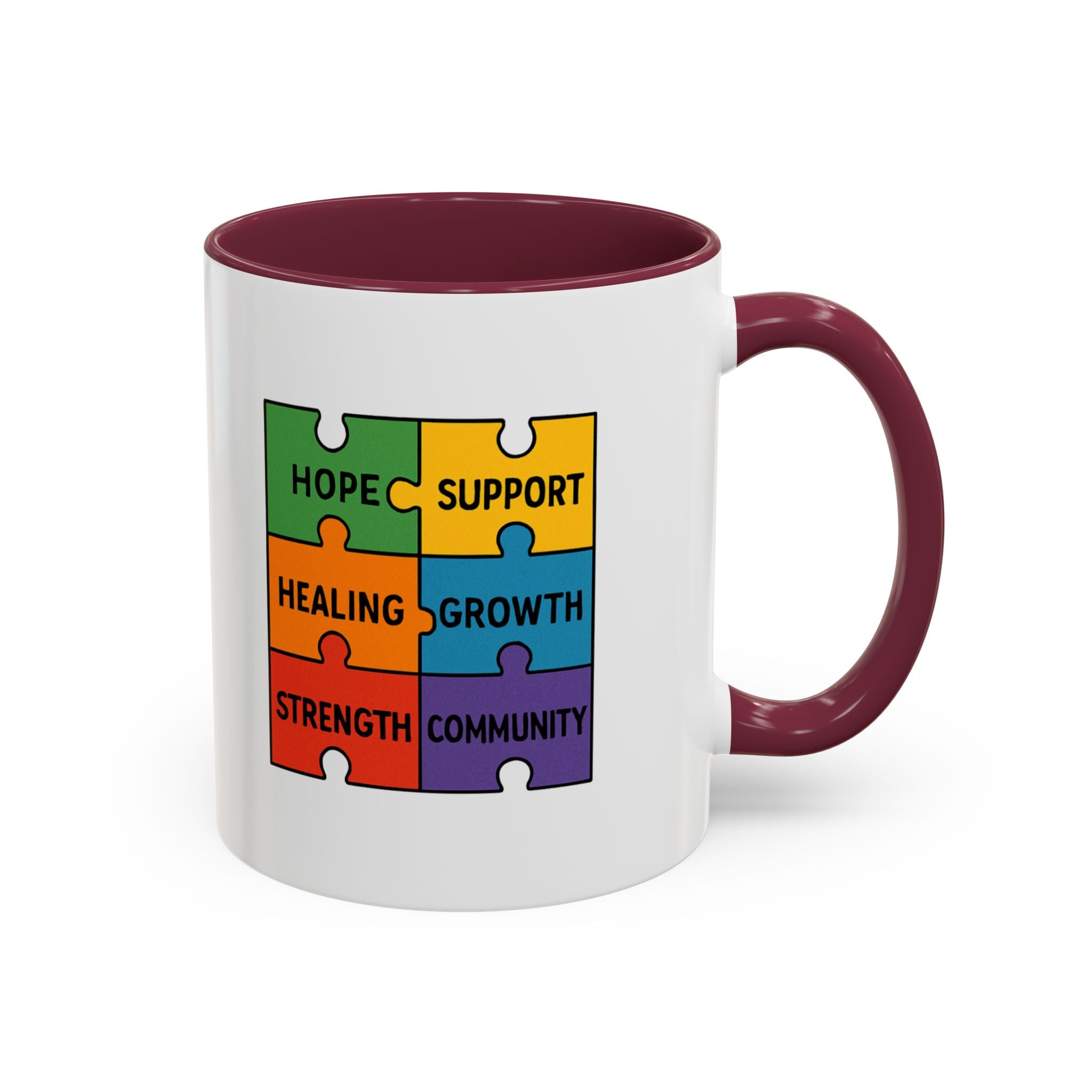 Recovery Support Mug — "Stay Sober, Stay Inspired" (11oz & 15oz)