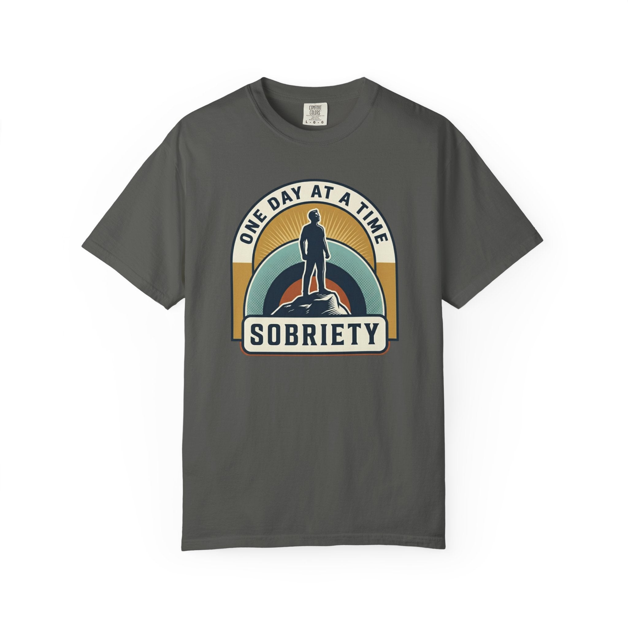 Living Sober Grateful Reminder Heavyweight T-Shirt