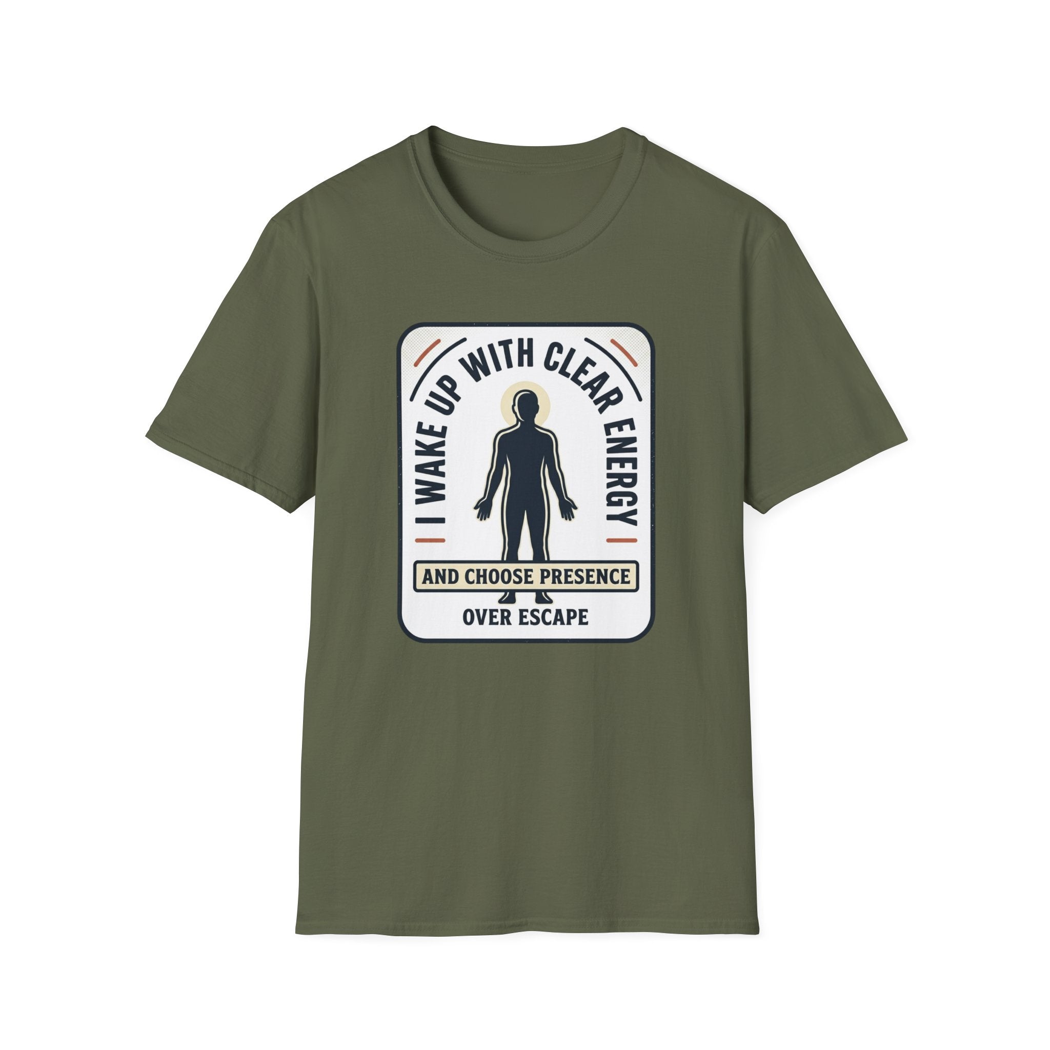 I Wake Up With Clear Energy Mindful Graphic T-Shirt