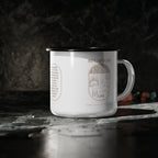 Enamel Camp Mug With Grateful For Recovery Message