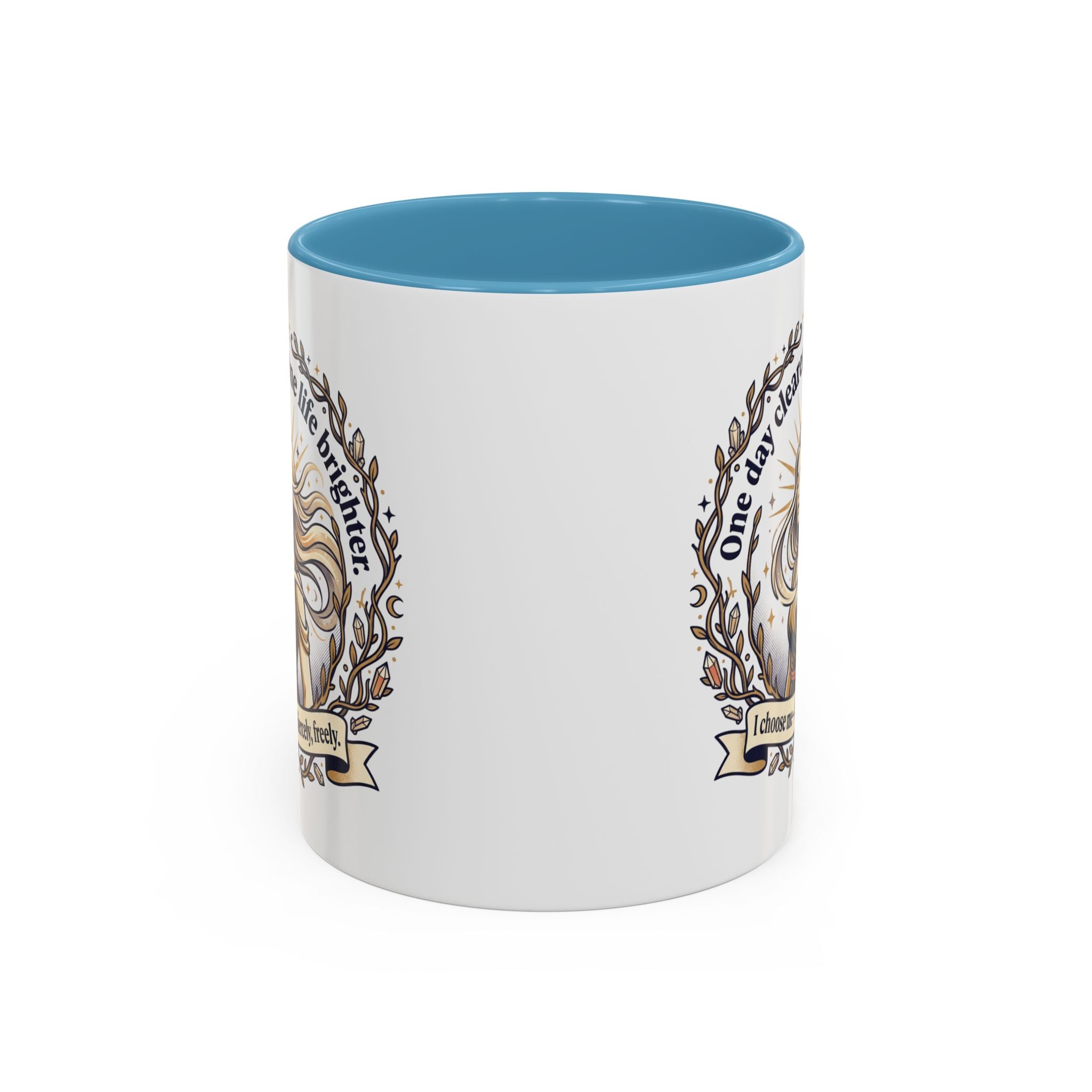 Inspirational Feminine Coffee Mug – Motivational Quote Design