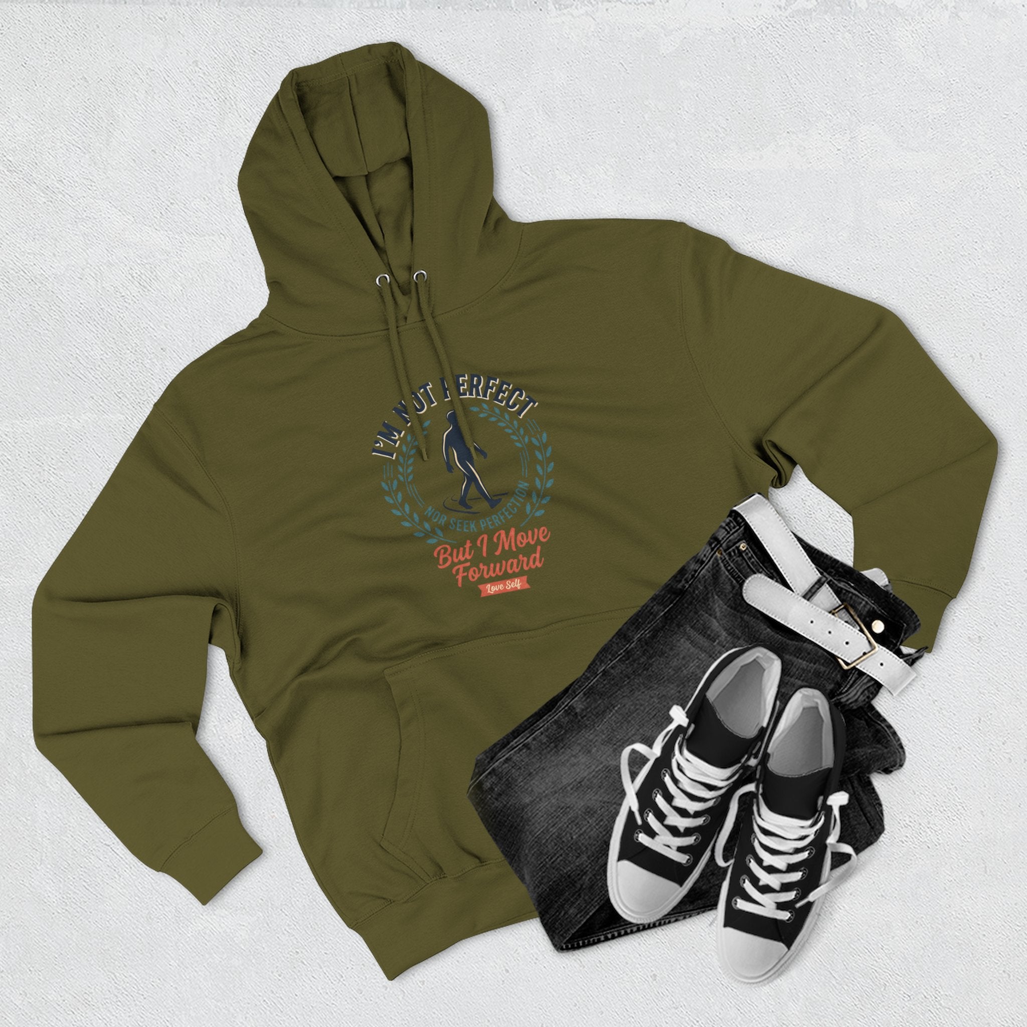 Self-Love Fleece Hoodie – Soft Affirmation Pullover