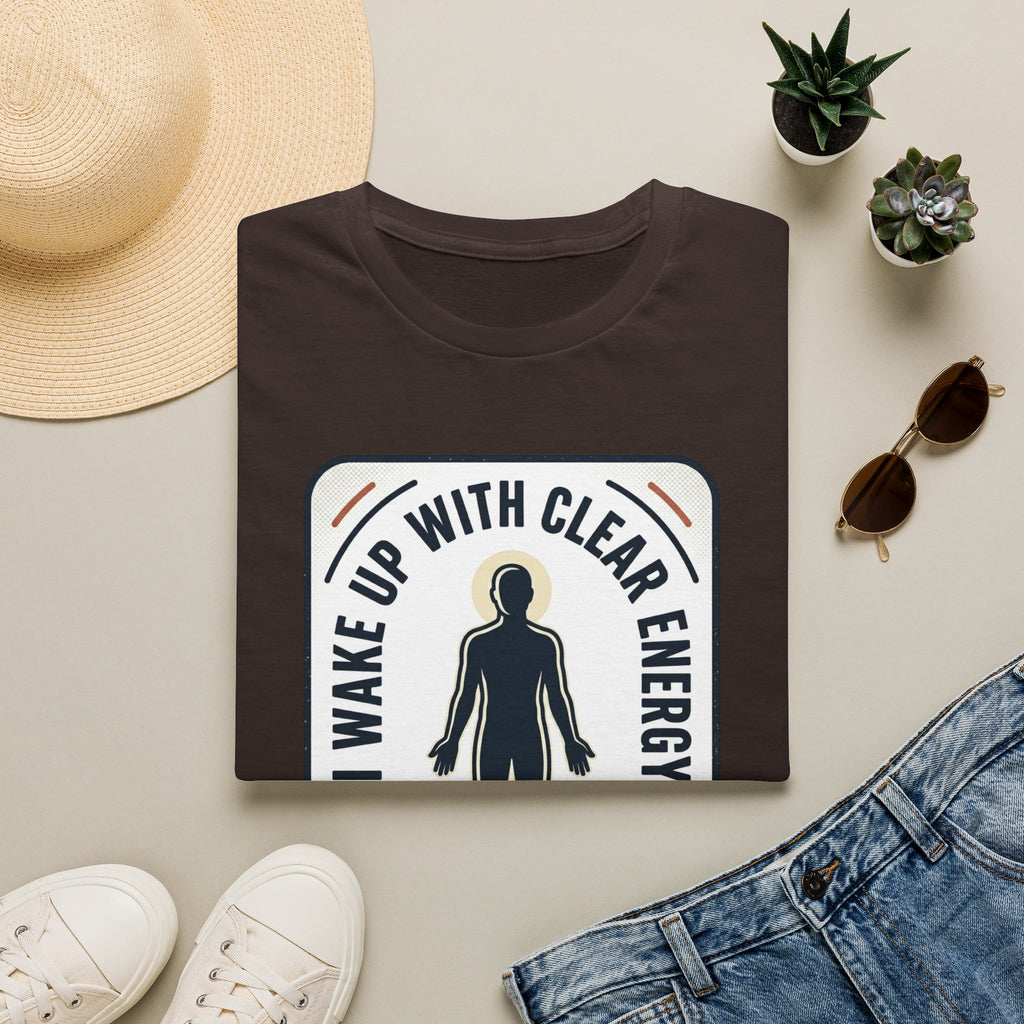 I Wake Up With Clear Energy Mindful Graphic T-Shirt