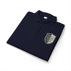 Embroidered Christian Polo Shirt – Vintage Shield Crest