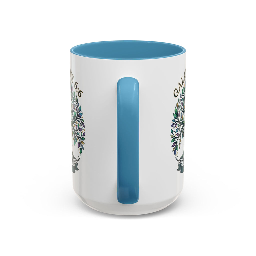 With Godliness There Is Contentment Christian Mug