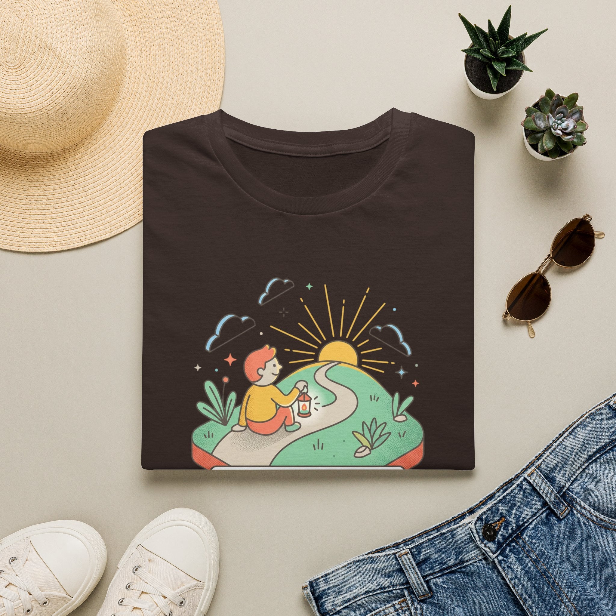 Never Lose Hope Sunrise Graphic T-Shirt