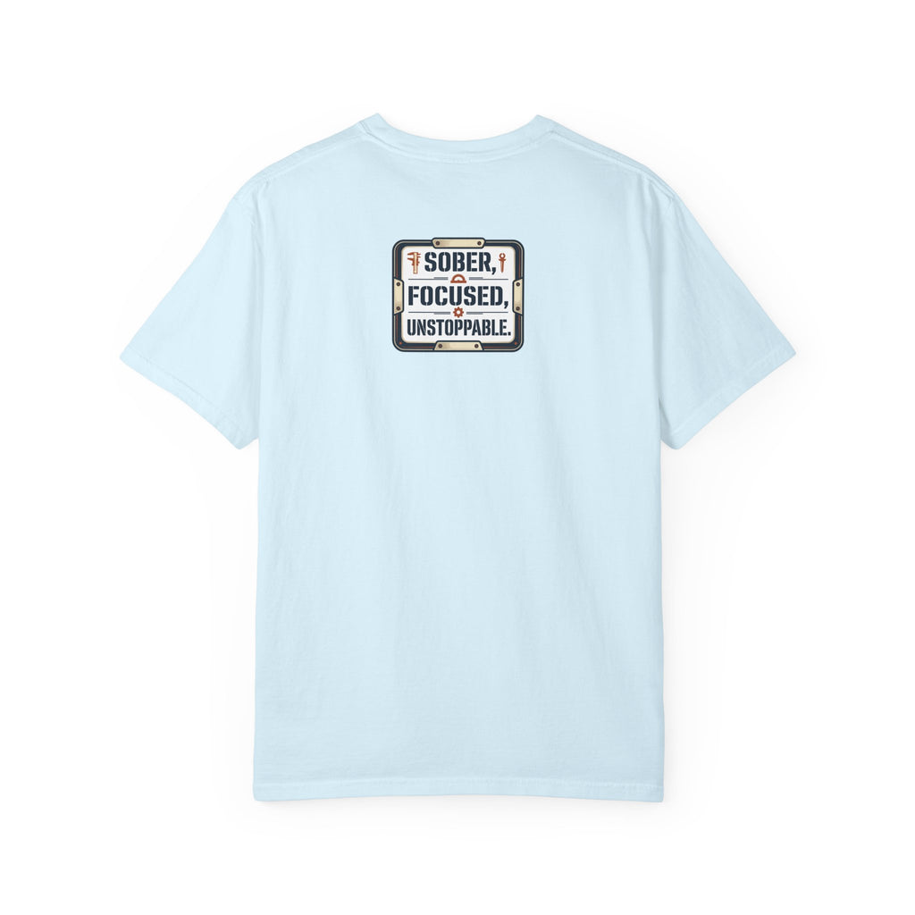 Sober Focused Unstoppable Graphic Tee – Relaxed Fit