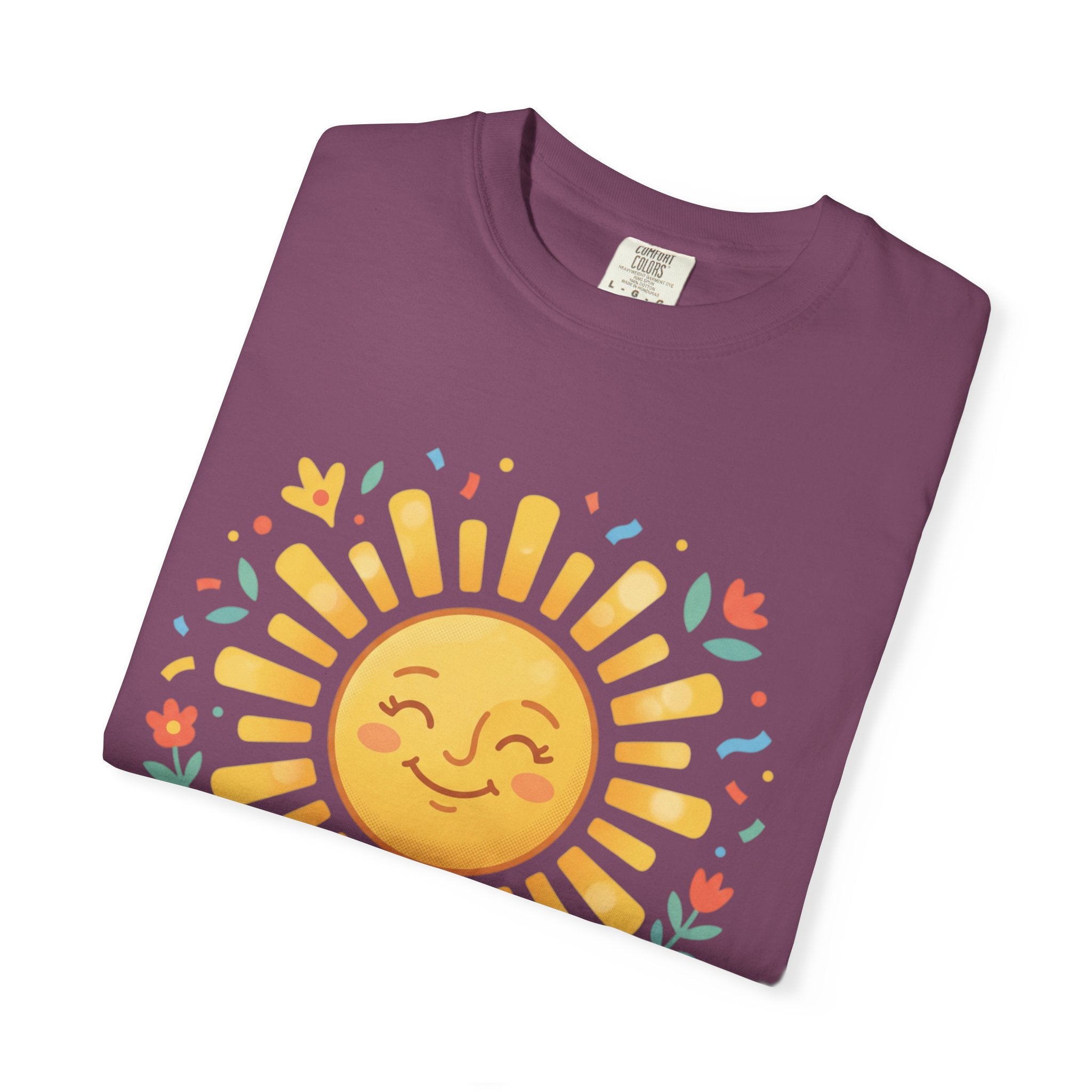 Sober & Grateful Heavyweight T-Shirt – Sunrise Graphic