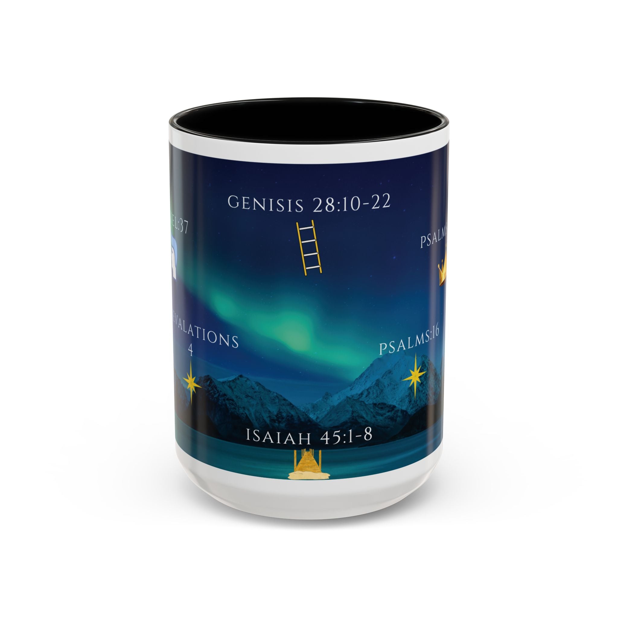 Inspirational Scripture Ceramic Coffee Mug With Verse