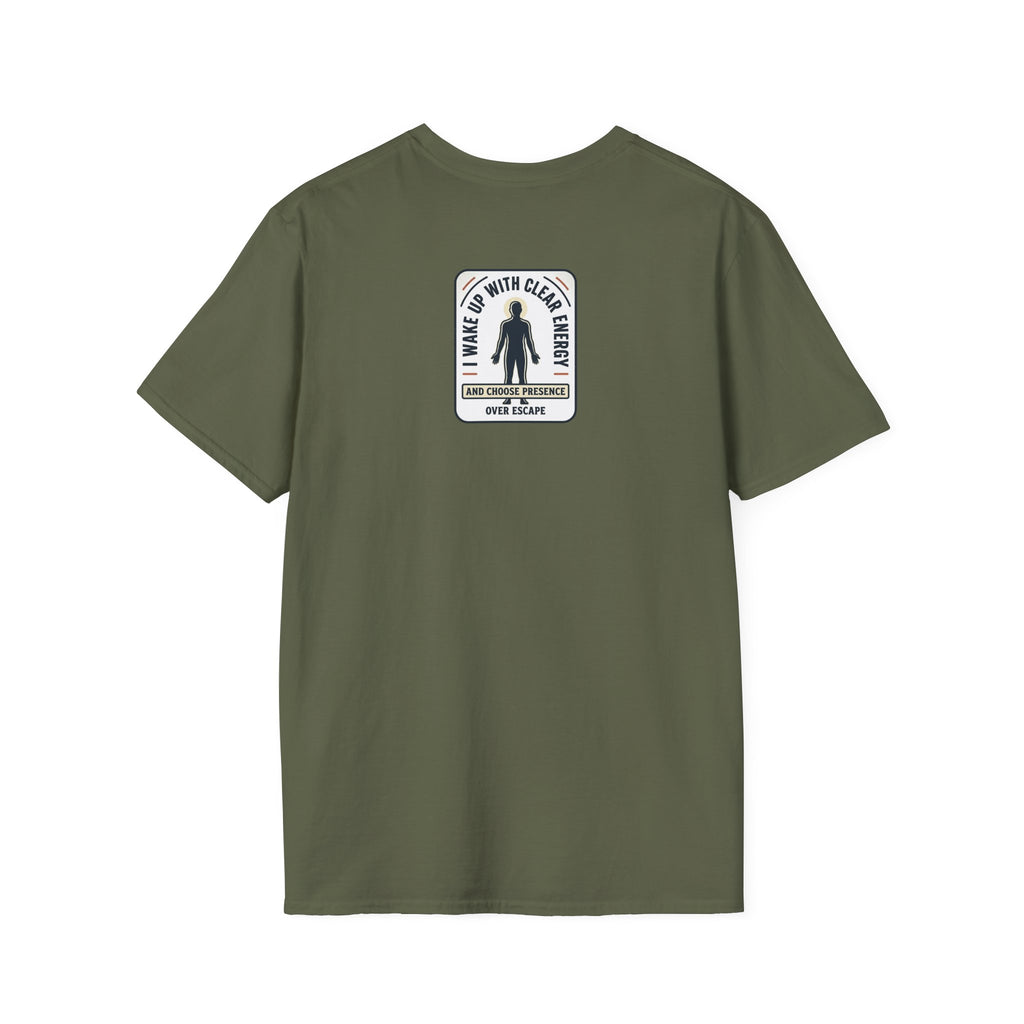 I Wake Up With Clear Energy Mindful Graphic T-Shirt