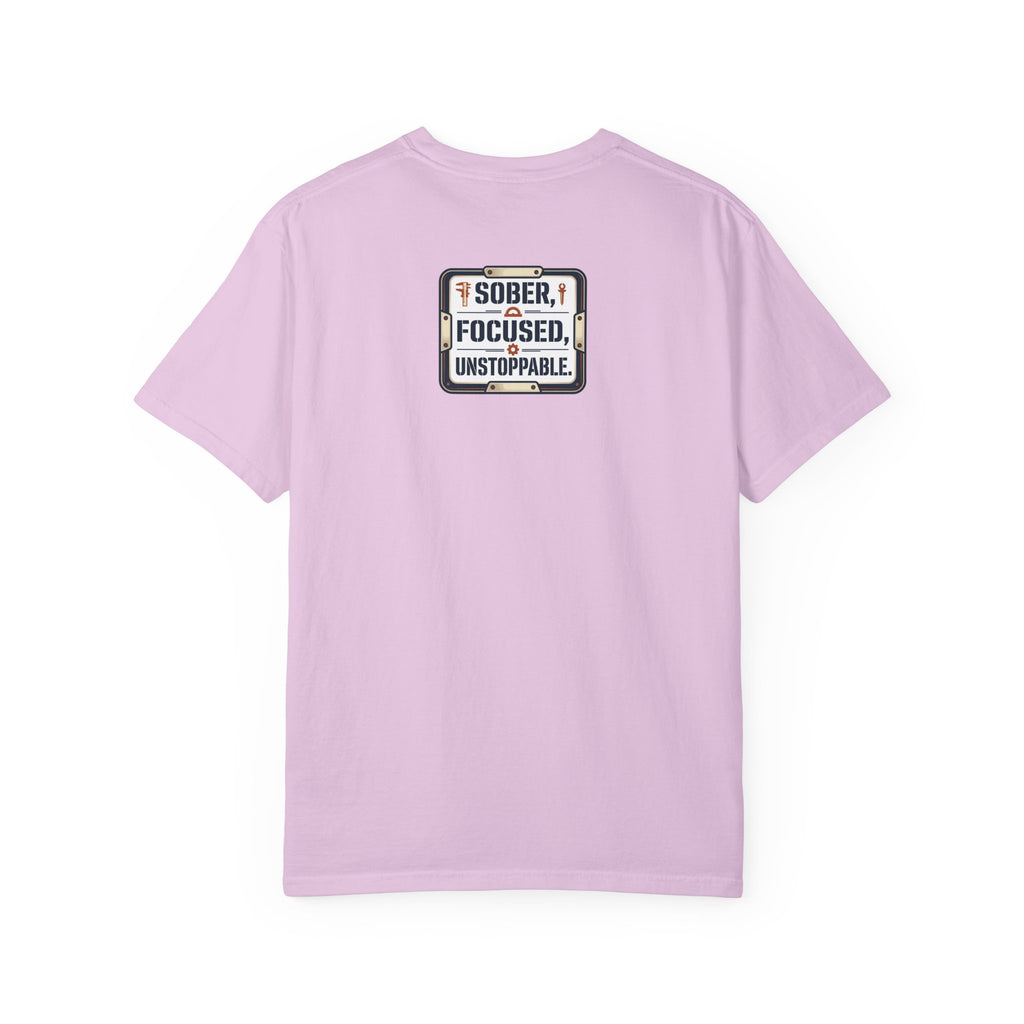 Sober Focused Unstoppable Graphic Tee – Relaxed Fit