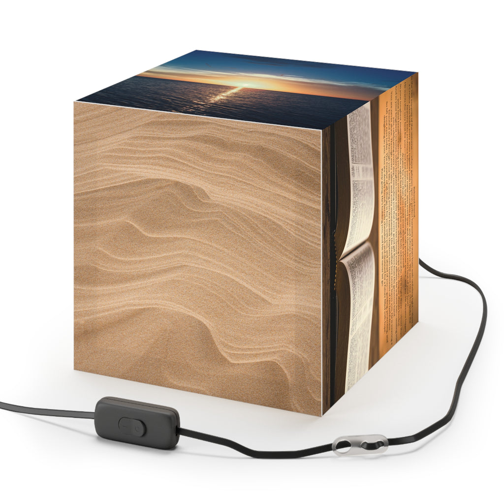 Light Cube Lamp — 'You Are Loved' Faith-Inspired Sober Living Night Light