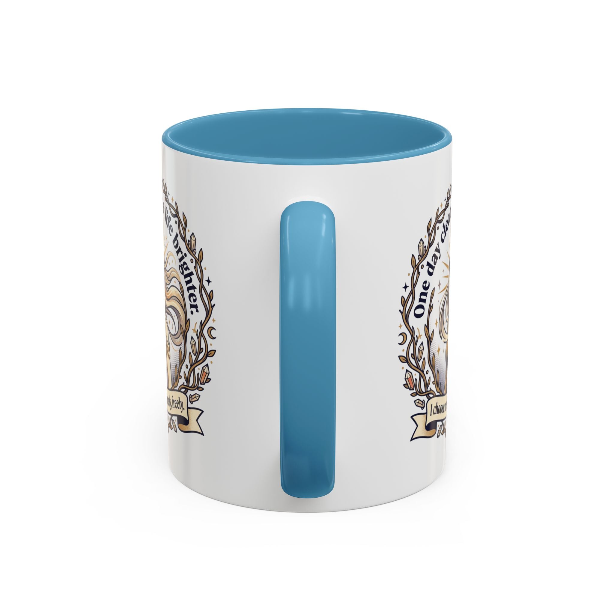 Inspirational Feminine Coffee Mug – Motivational Quote Design