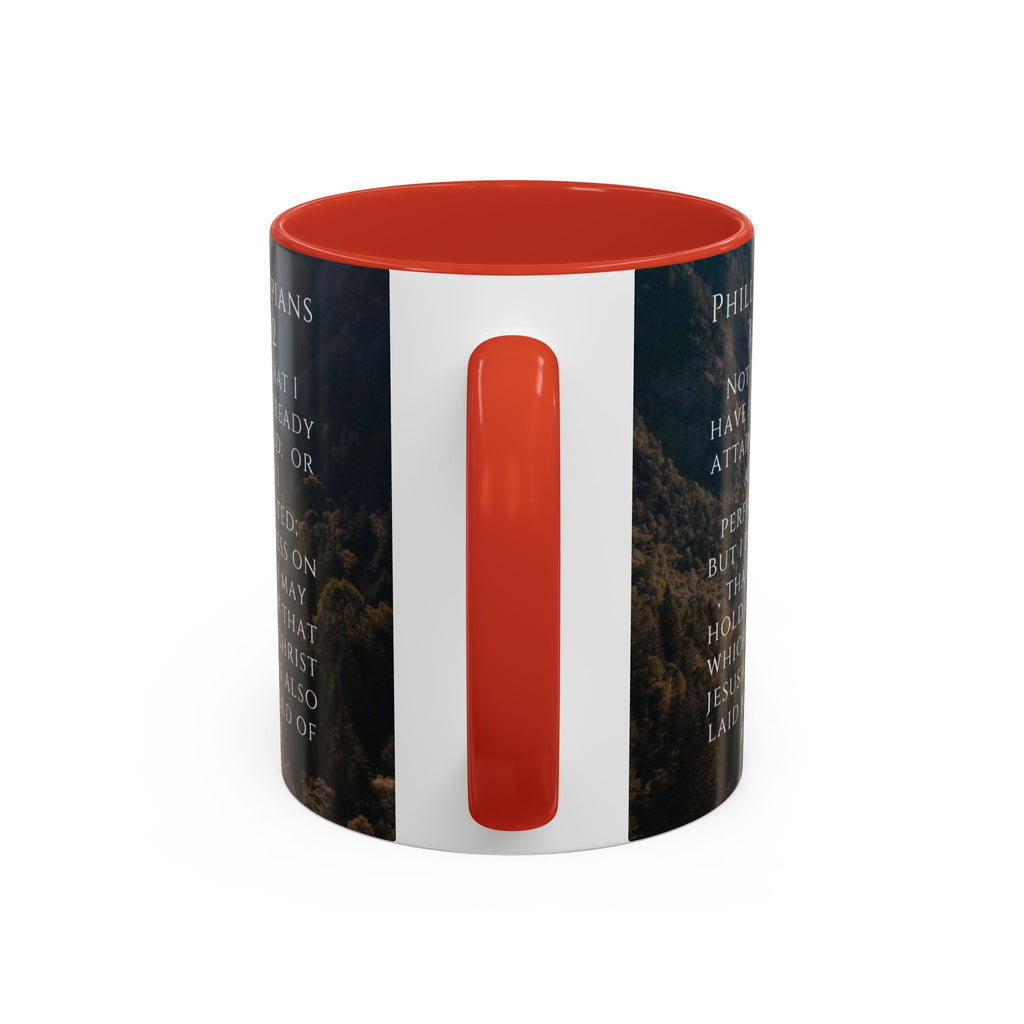 Philippians Bible Verse Mountain Mug – Ceramic Accent Cup