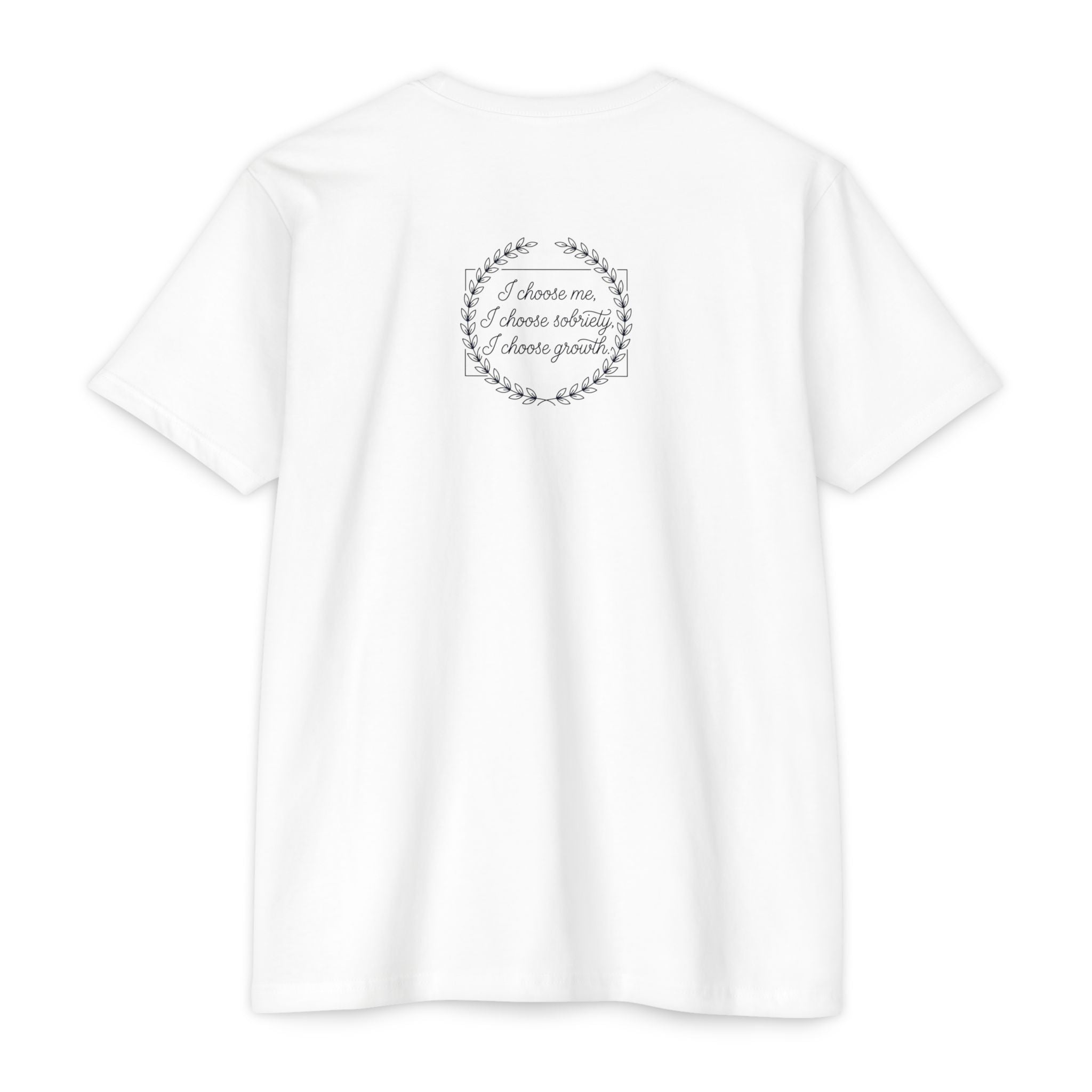 Sobriety And Self-Growth Yoga T-Shirt – Mindful Quote
