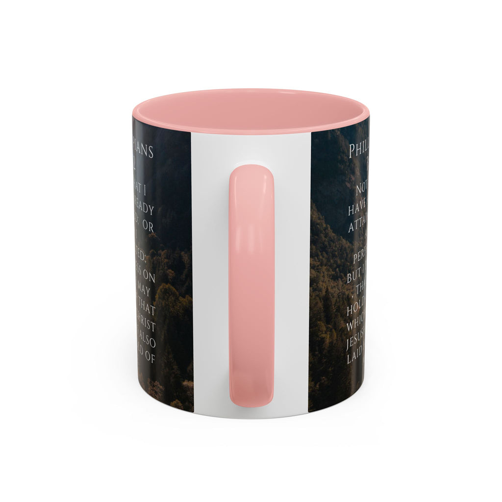Philippians Bible Verse Mountain Mug – Ceramic Accent Cup