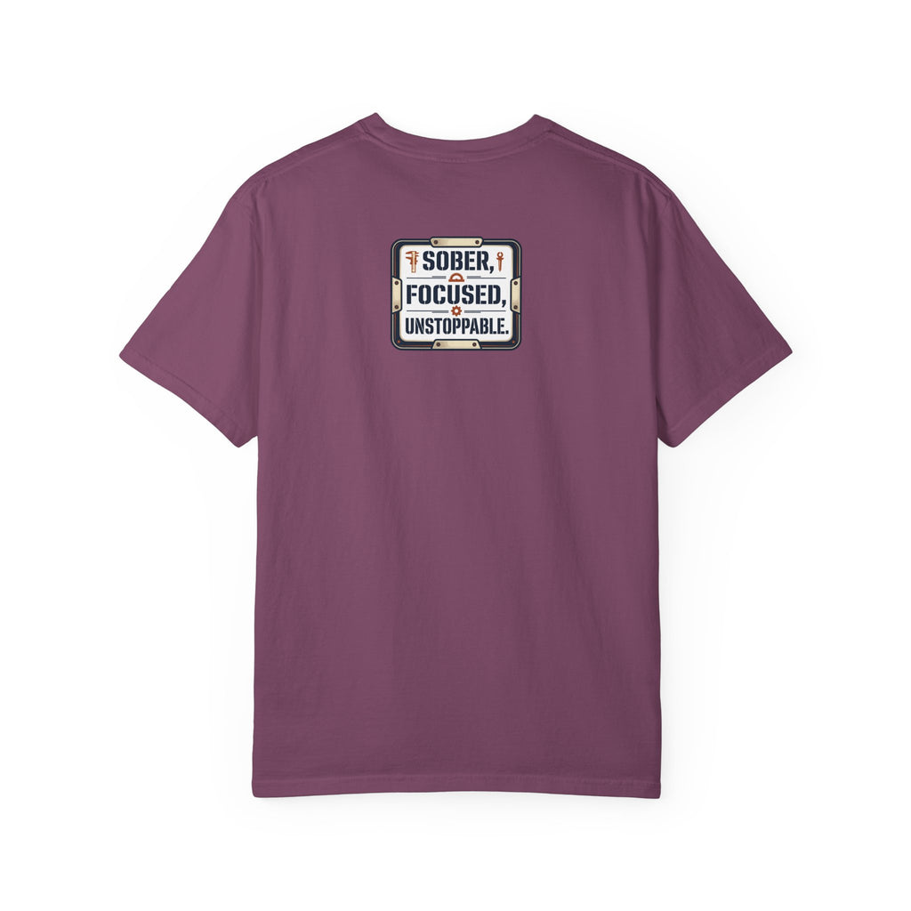Sober Focused Unstoppable Graphic Tee – Relaxed Fit