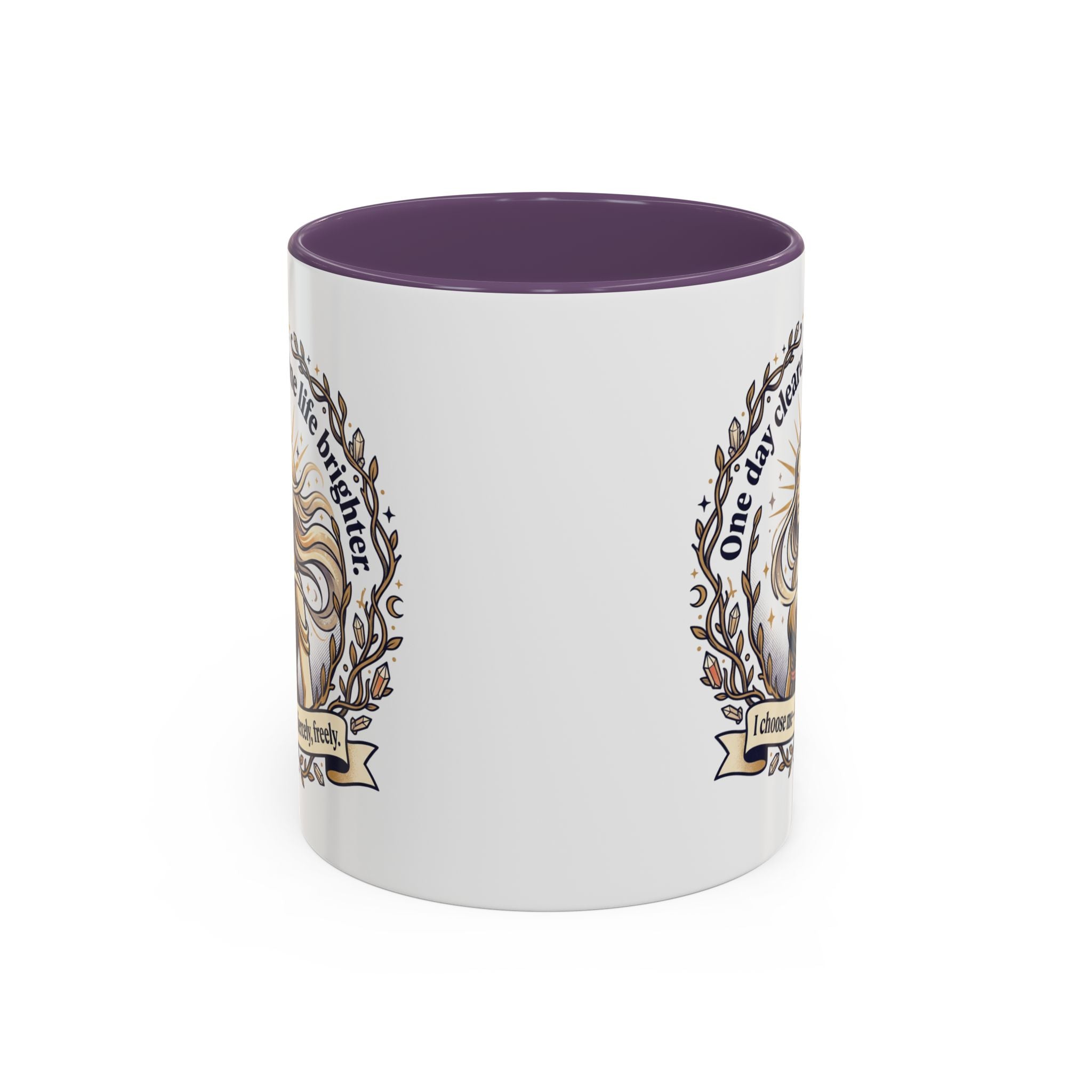 Inspirational Feminine Coffee Mug – Motivational Quote Design