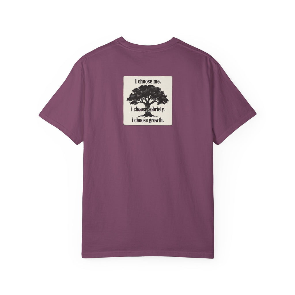 Sobriety Recovery T-Shirt – I Choose Me Tree Design