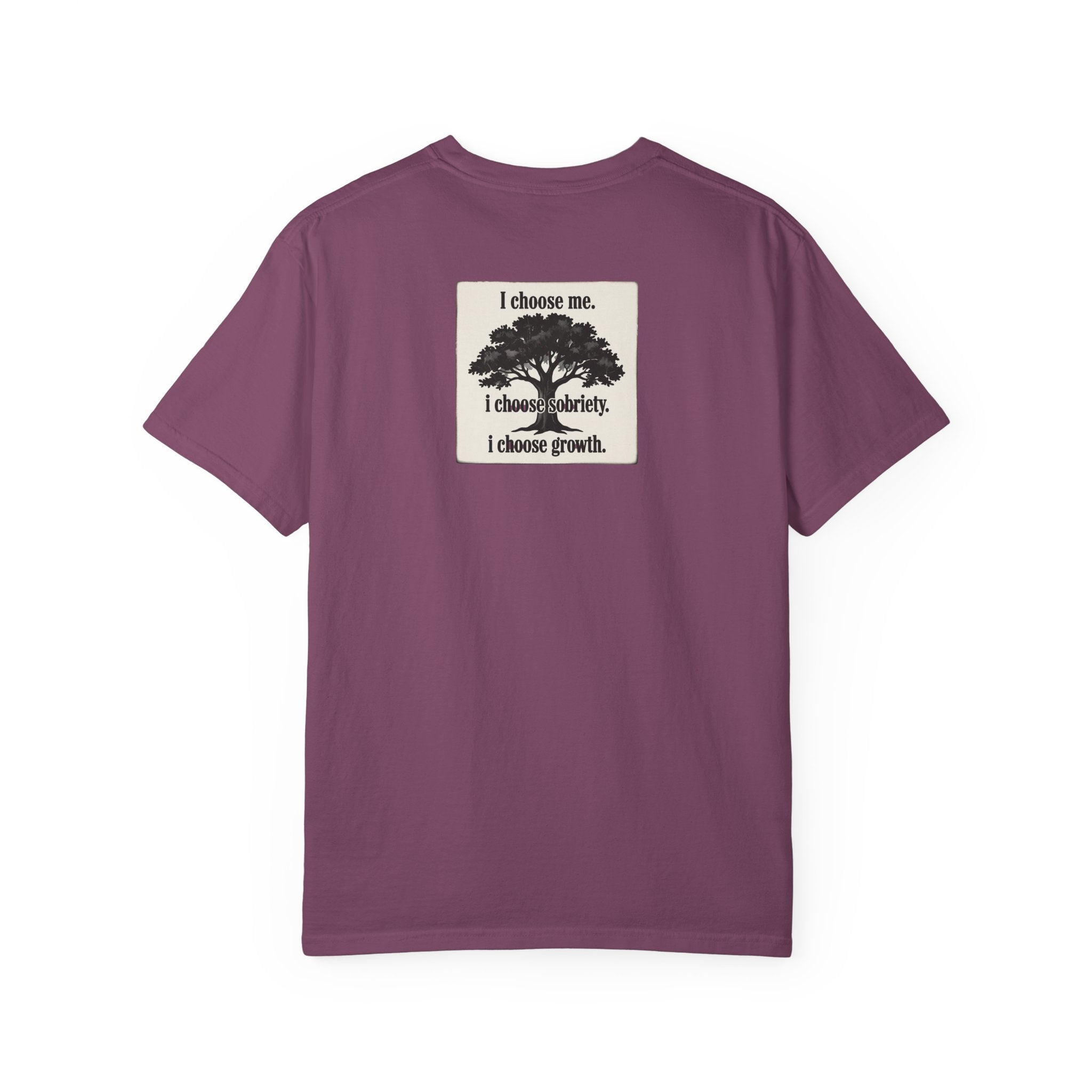 Sobriety Recovery T-Shirt – I Choose Me Tree Design