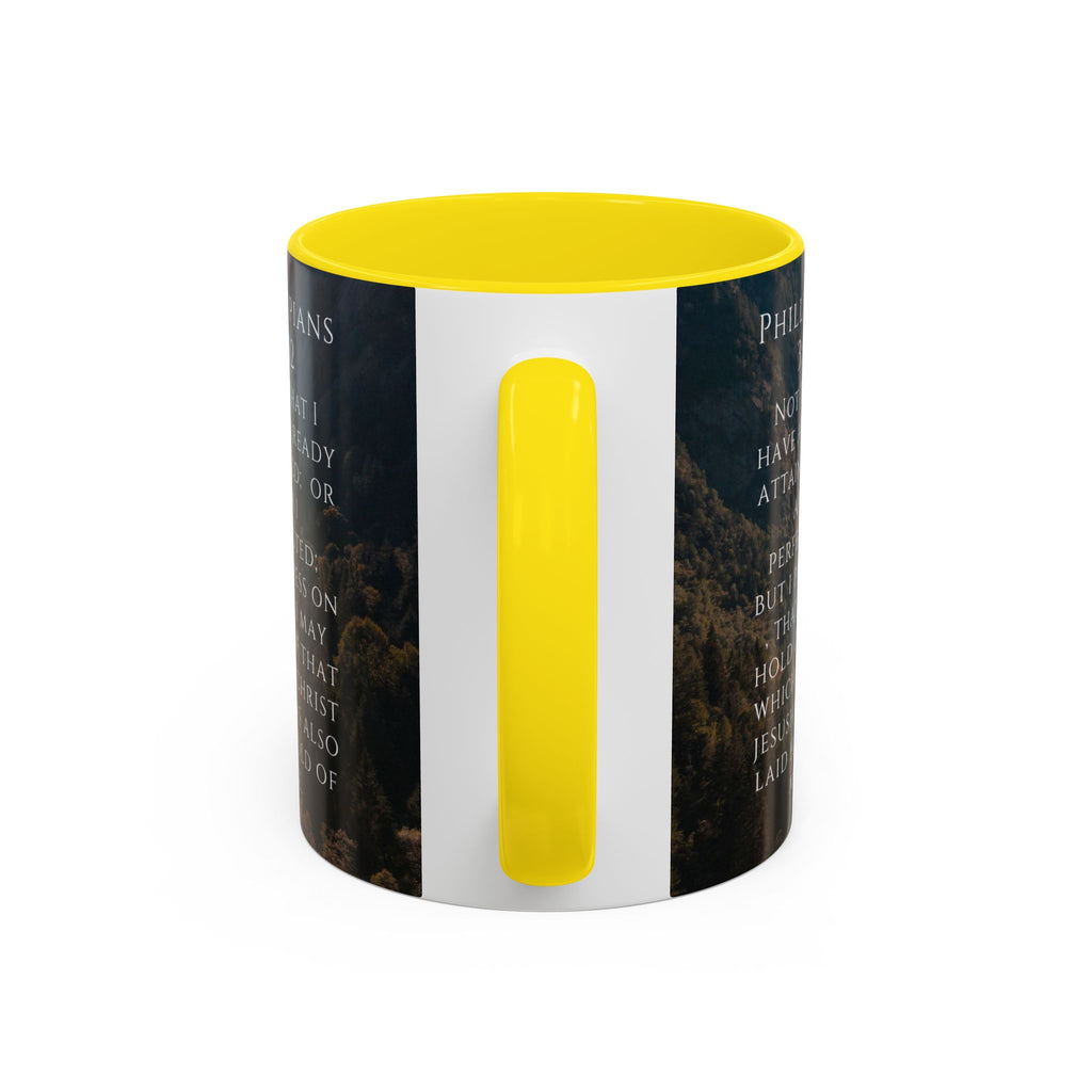 Philippians Bible Verse Mountain Mug – Ceramic Accent Cup