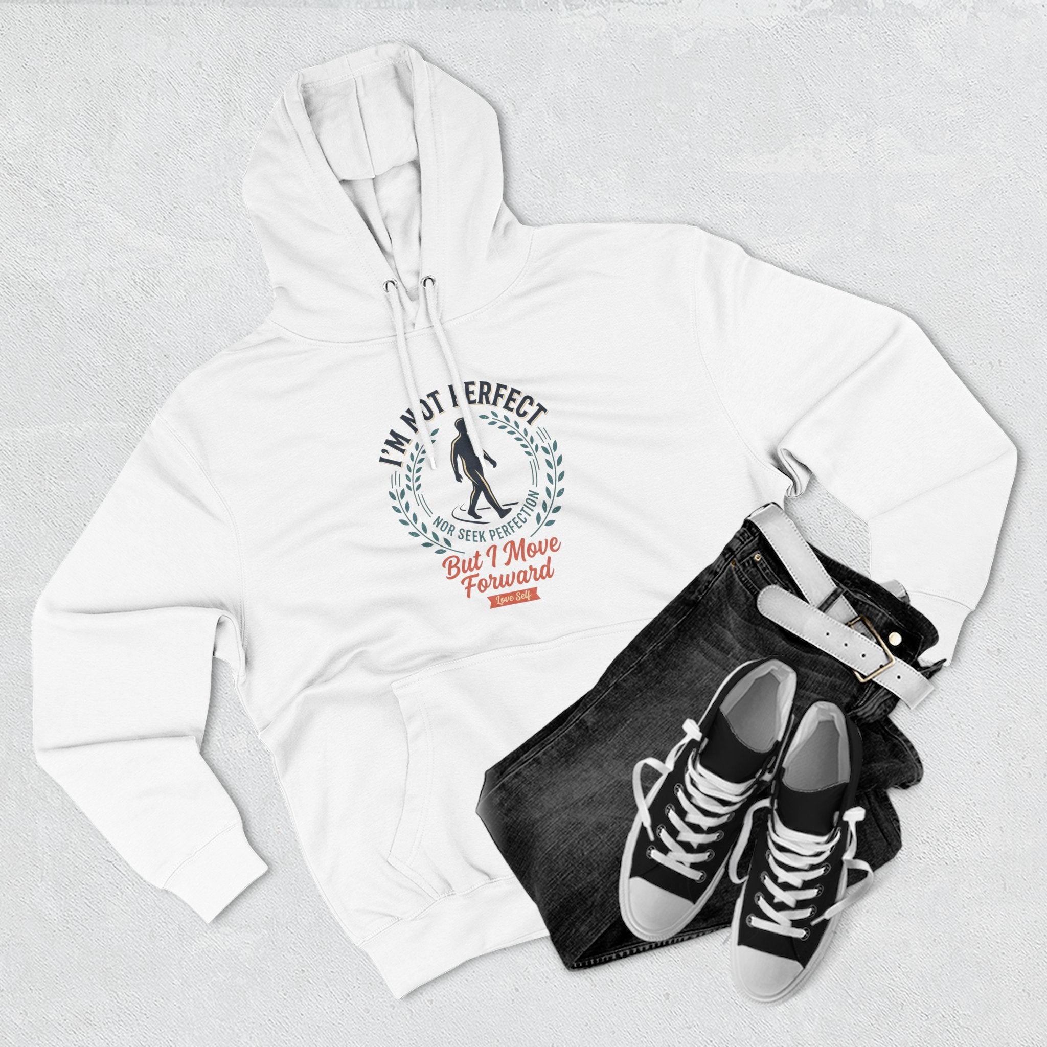Self-Love Fleece Hoodie – Soft Affirmation Pullover