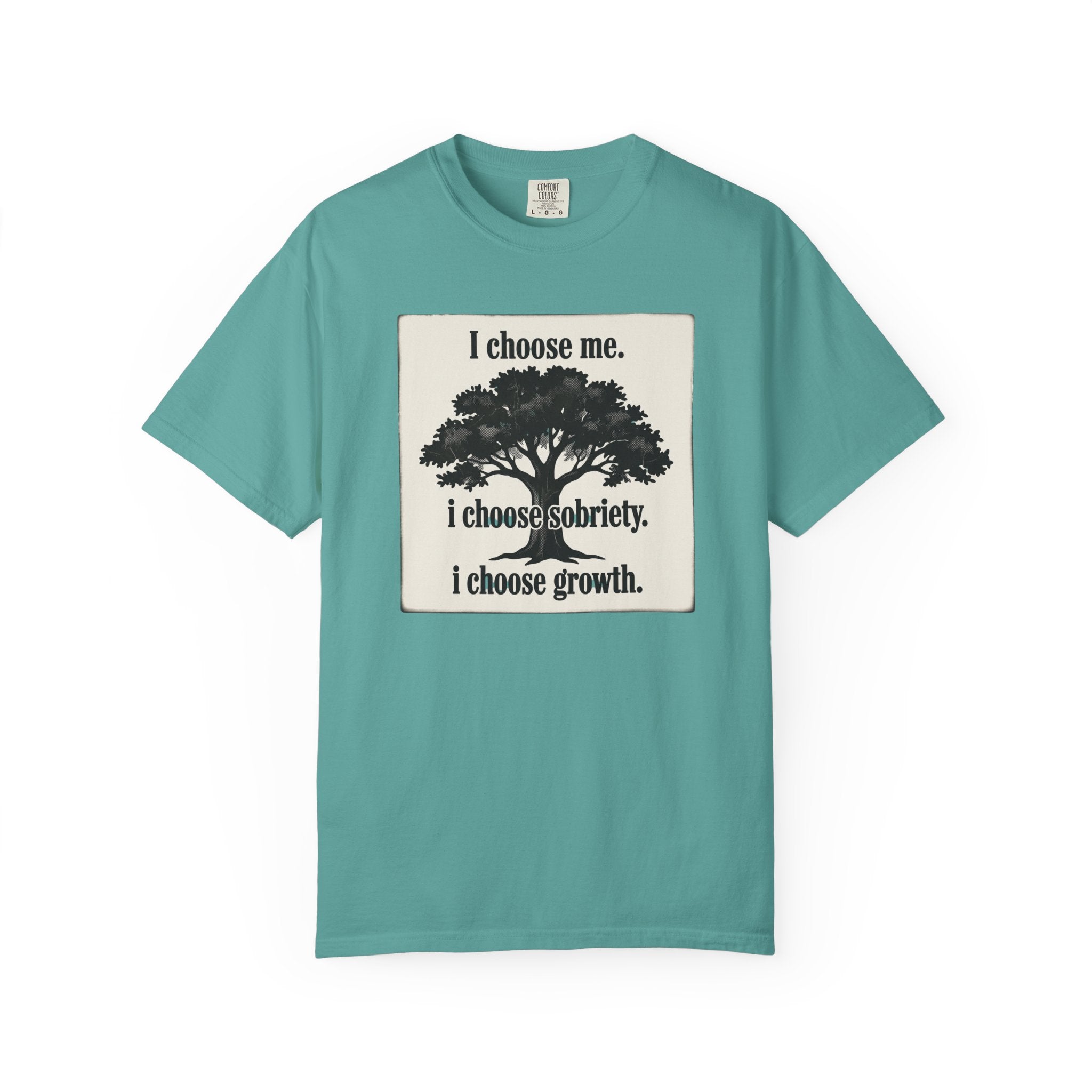 Sobriety Recovery T-Shirt – I Choose Me Tree Design
