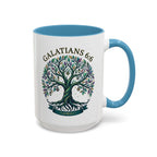 With Godliness There Is Contentment Christian Mug