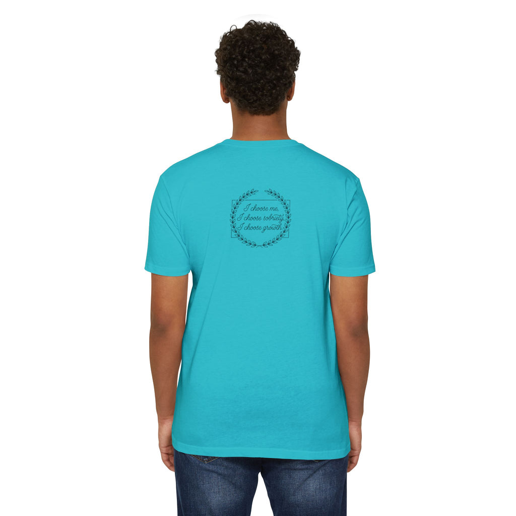 Sobriety And Self-Growth Yoga T-Shirt – Mindful Quote