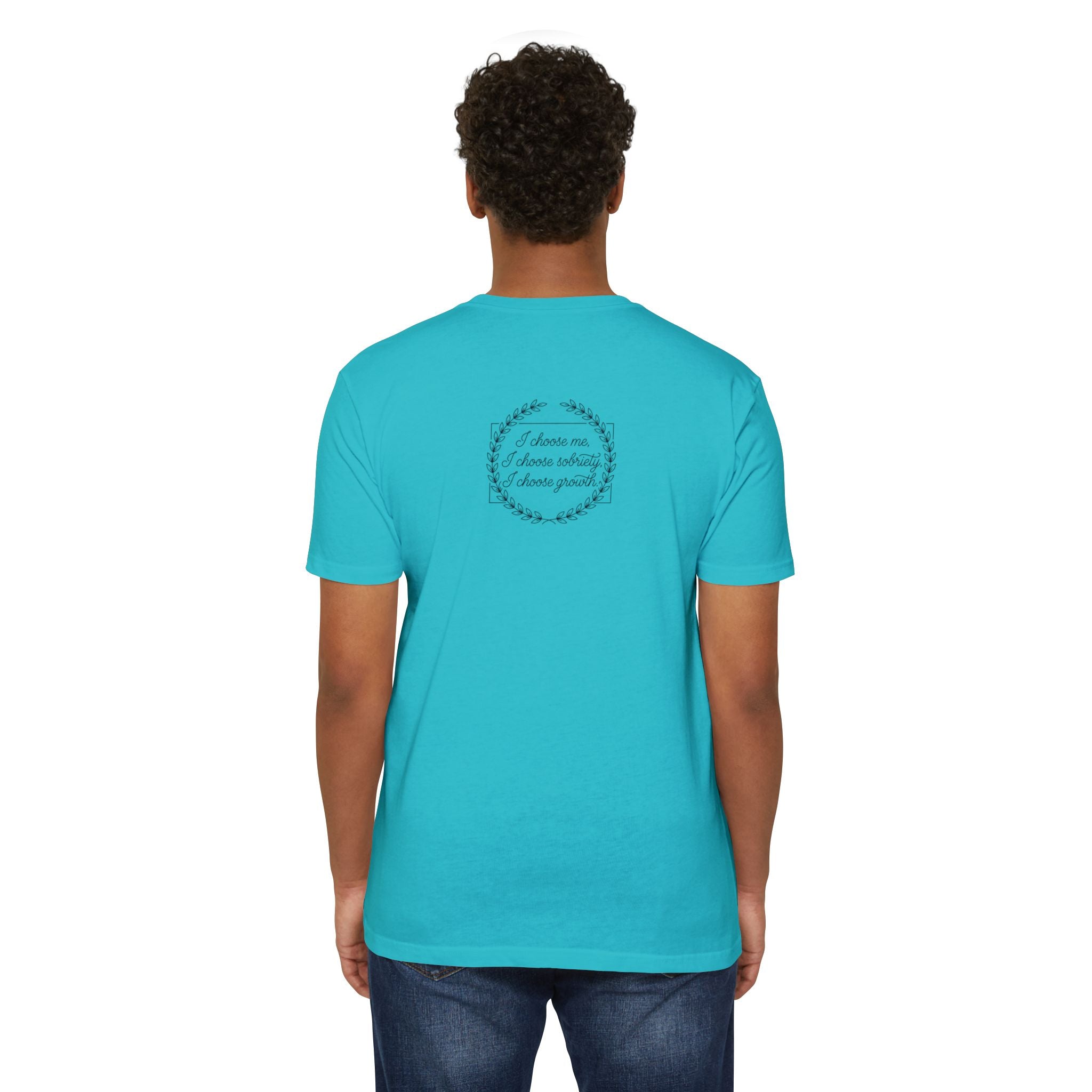 Sobriety And Self-Growth Yoga T-Shirt – Mindful Quote