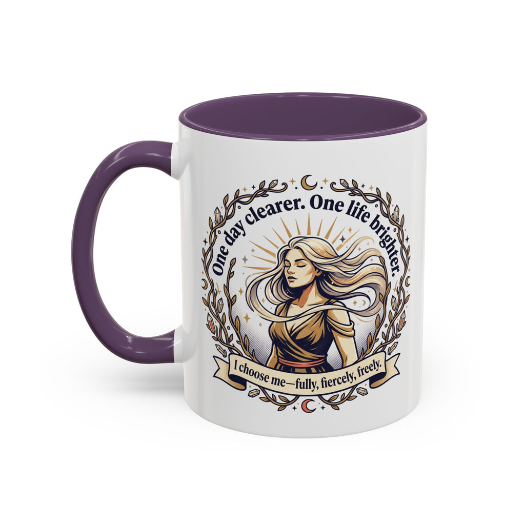 Inspirational Feminine Coffee Mug – Motivational Quote Design