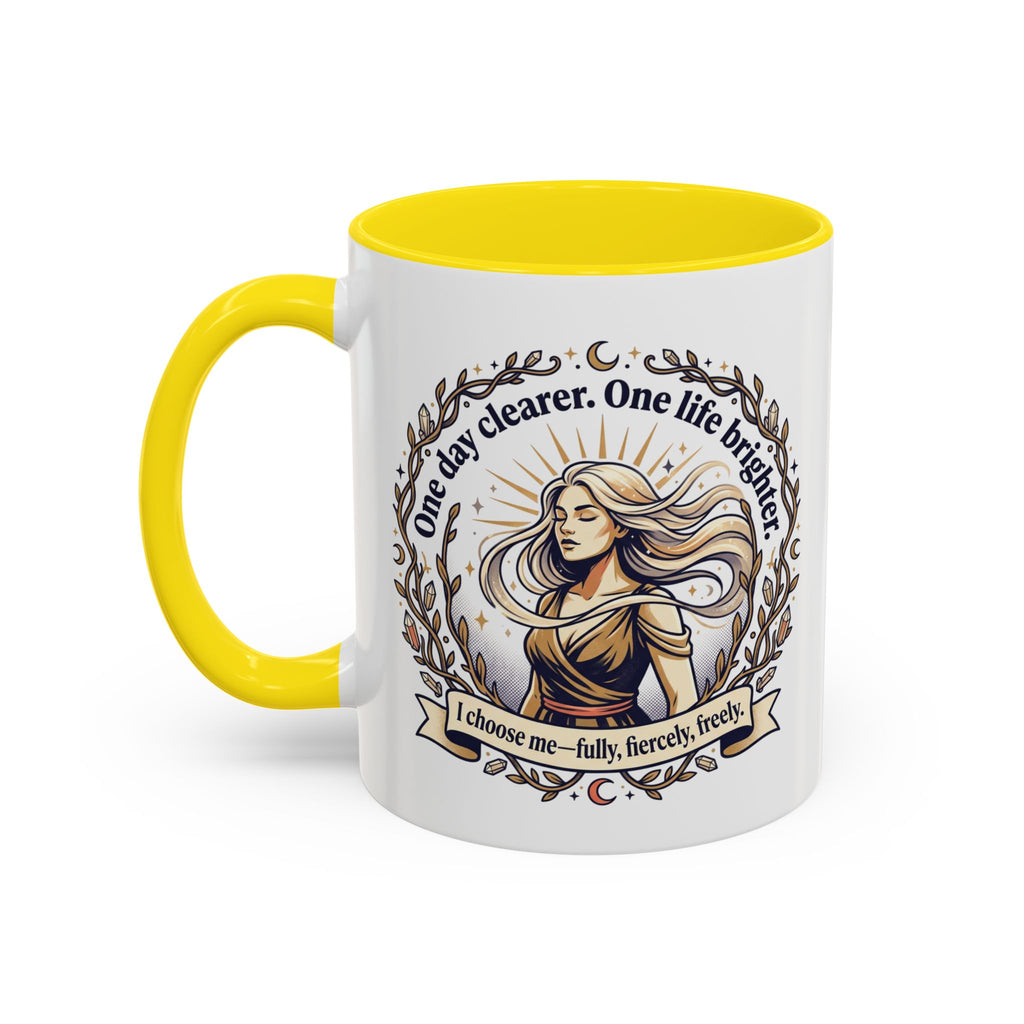 Inspirational Feminine Coffee Mug – Motivational Quote Design
