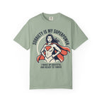 Sobriety Is My Superpower T-Shirt — Women's Recovery Hero Graphic Tee