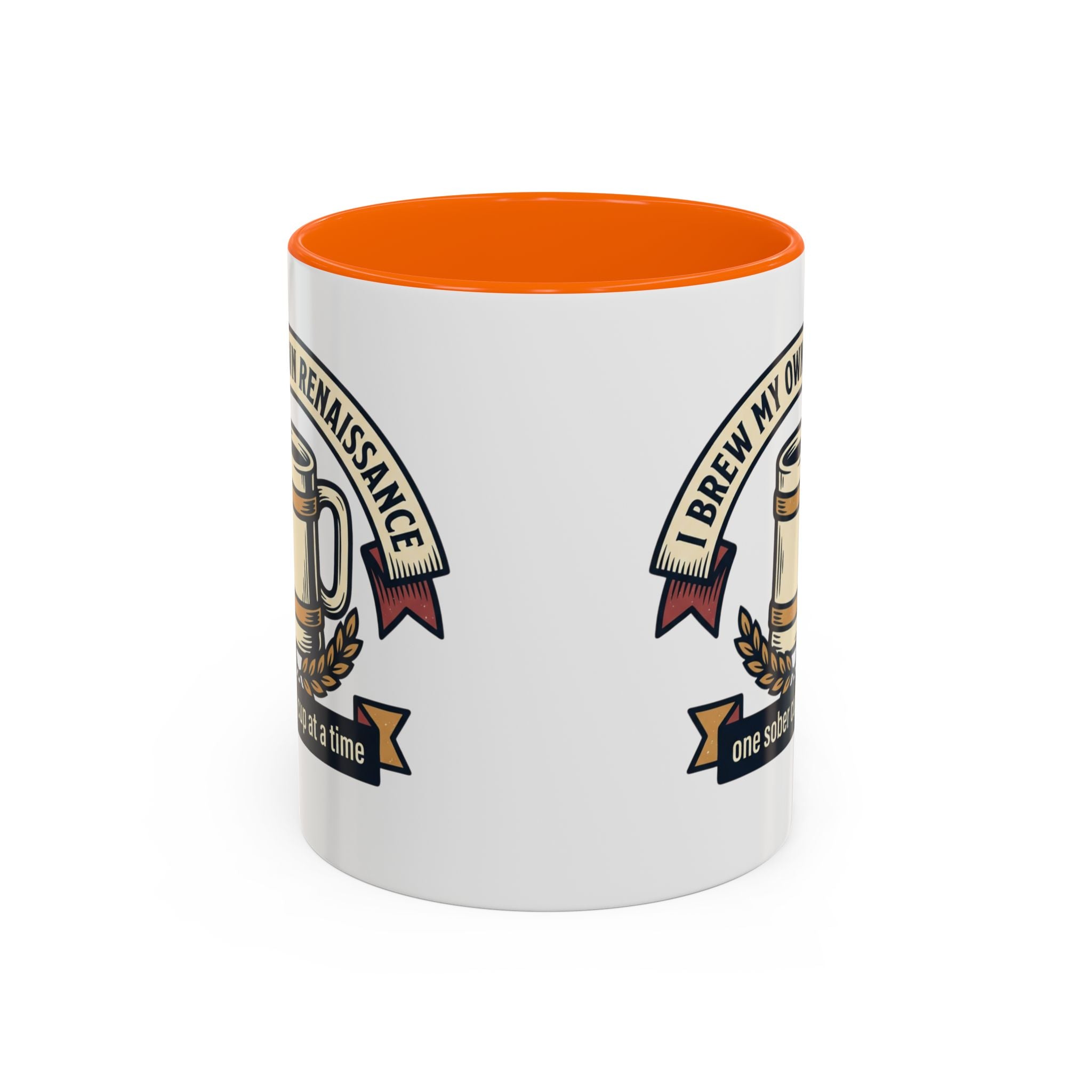 Sober Recovery Coffee Mug “I Brew My Own Renaissance”