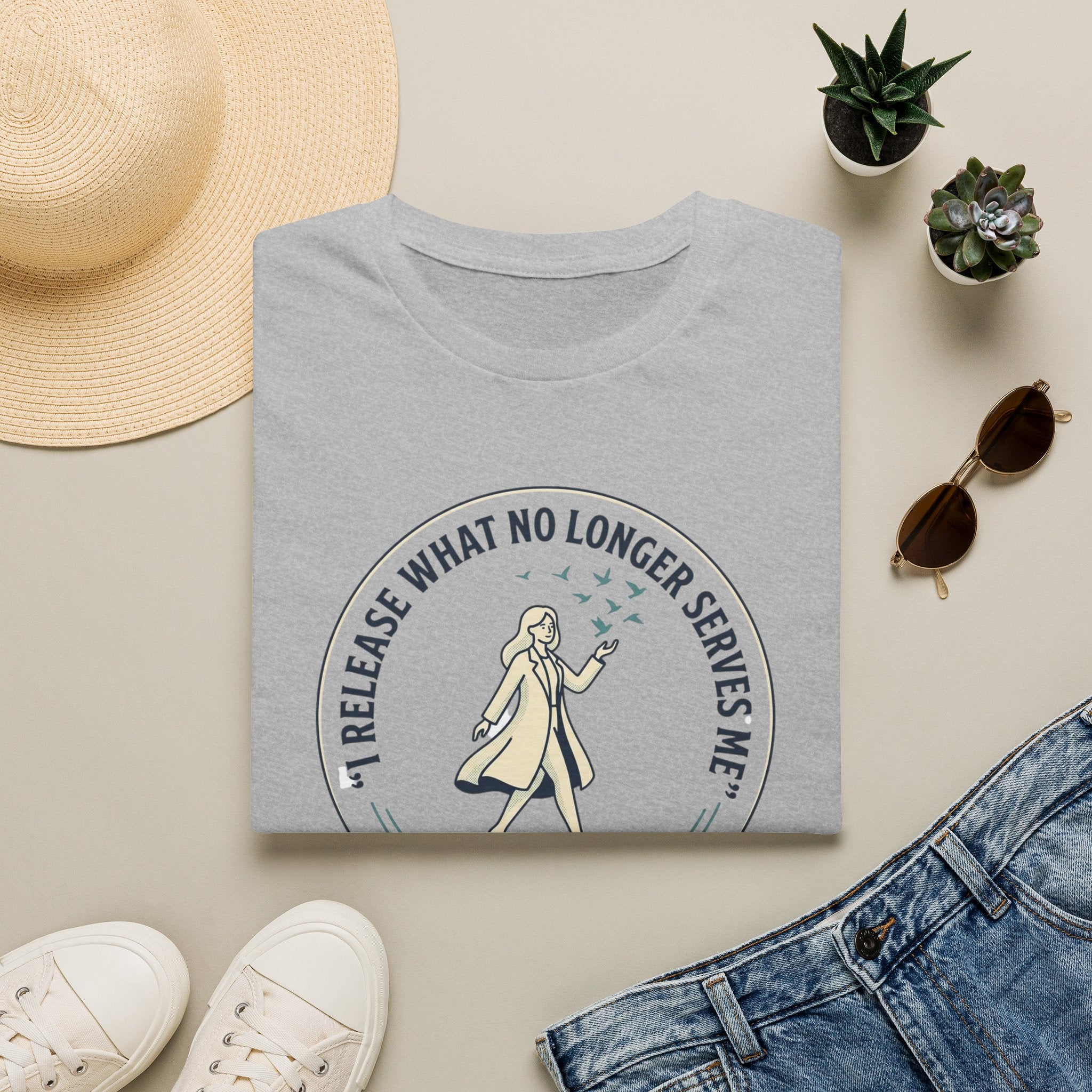 Release What No Longer Serves Me Mindful Cotton T-Shirt