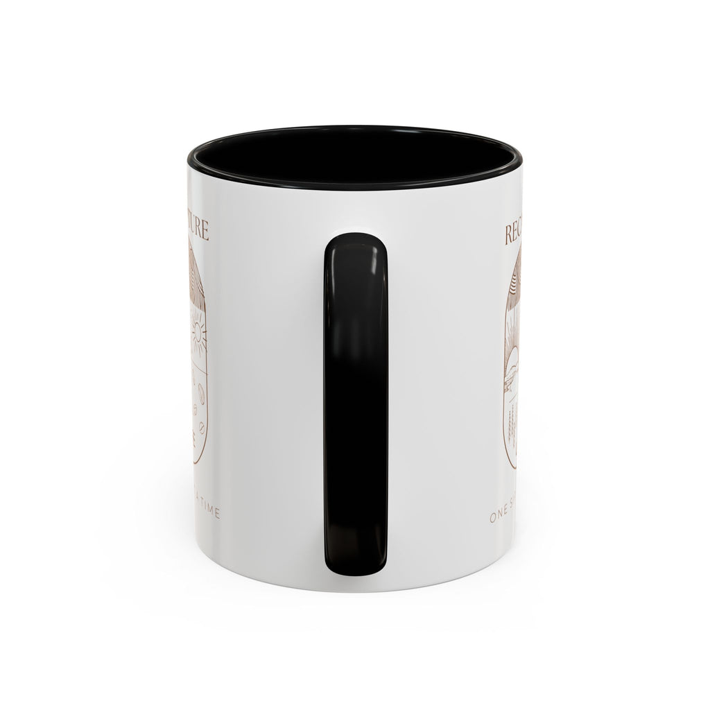 Thankful for Being Sober Recovery Accent Coffee Mug