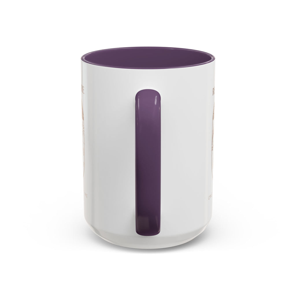 Thankful for Being Sober Recovery Accent Coffee Mug