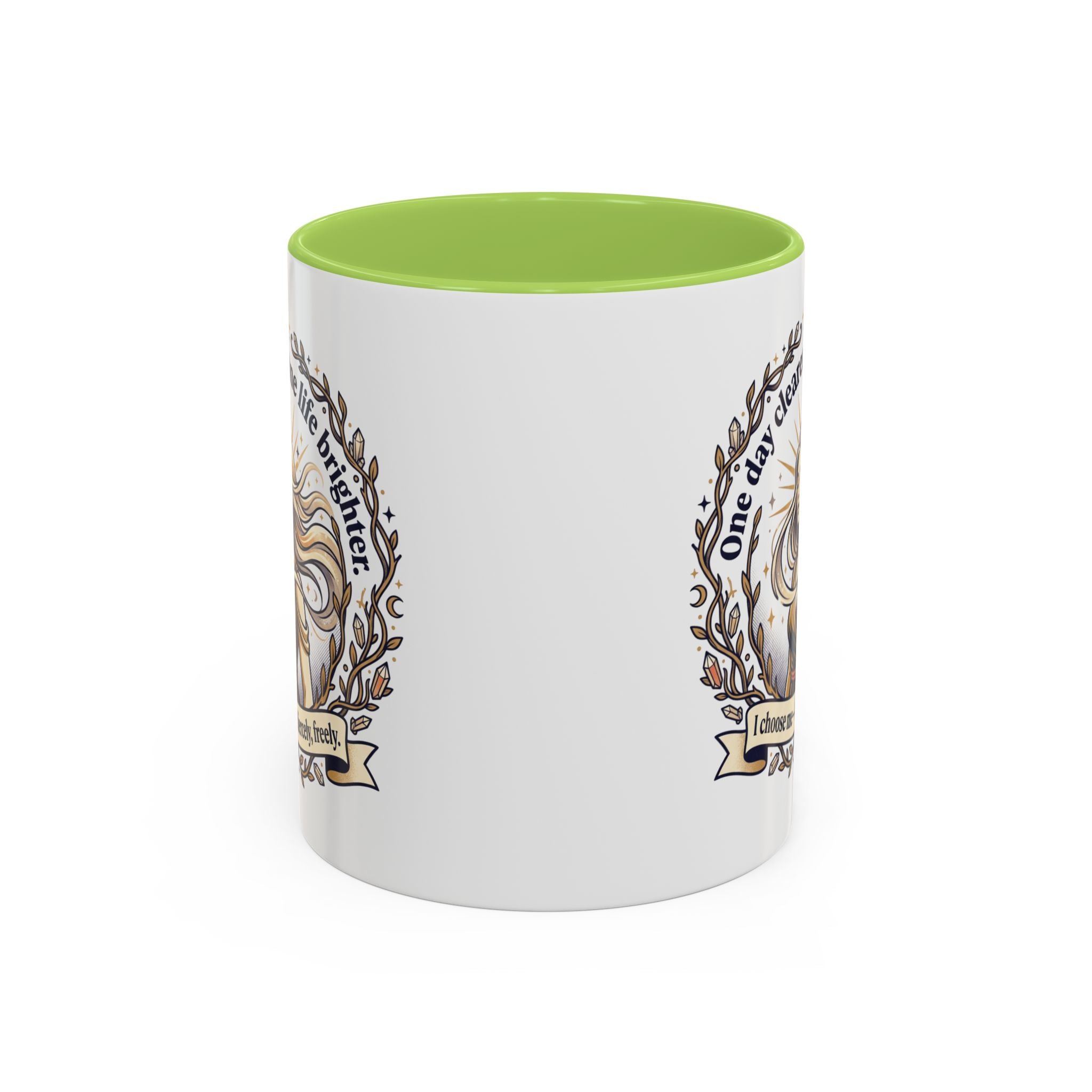 Inspirational Feminine Coffee Mug – Motivational Quote Design